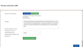 Khusus untuk Non UMK
 