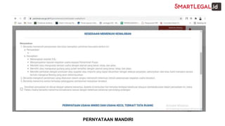 PERNYATAAN MANDIRI
 
