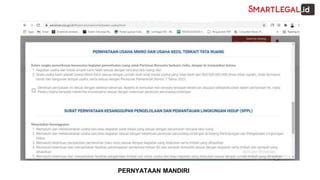 PERNYATAAN MANDIRI
 