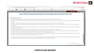 PERNYATAAN MANDIRI
 