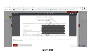 NIB TERBIT
 