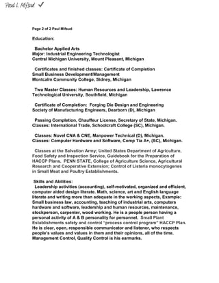 08032014 Resume-signed | PDF