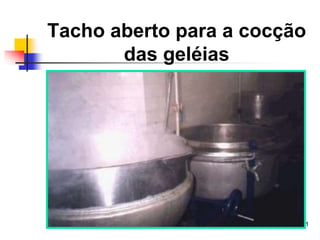 Elizonete Peres de Farias 41
Tacho aberto para a cocção
das geléias
 