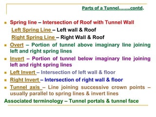 Tunnel and Underground Excavation Presentation | PPTX