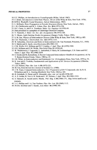 Compound Semiconductor Bulk Materials And Characterizations 1st Edition ...