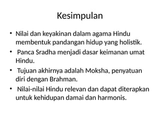 Konsep nilai dan keyakinan menurut hindu.pptx
