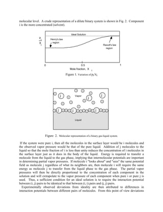 Liquid-Vapor Equilibria in Binary Systems | PDF