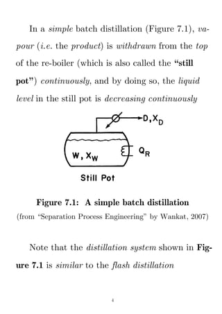 batch distillation, multi stage batch distillation | PDF