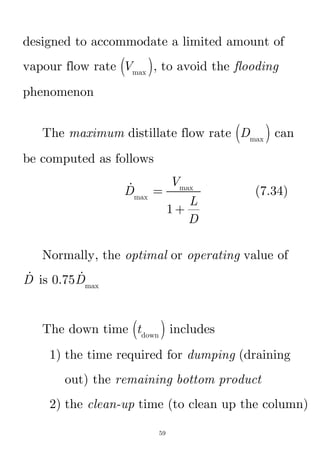 batch distillation, multi stage batch distillation | PDF