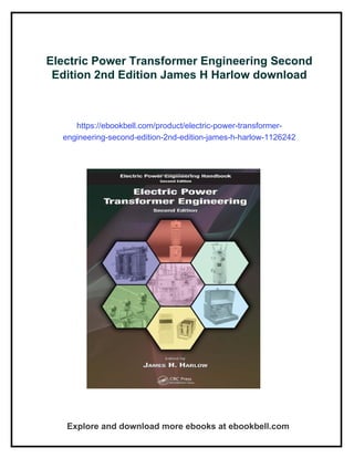 Transformer Engineering Book Electric Power Transformer Engineering Second Edition 2nd Edition James ...