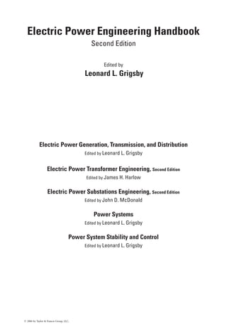 Electric Power Transformer Engineering Second Edition 2nd Edition James ...
