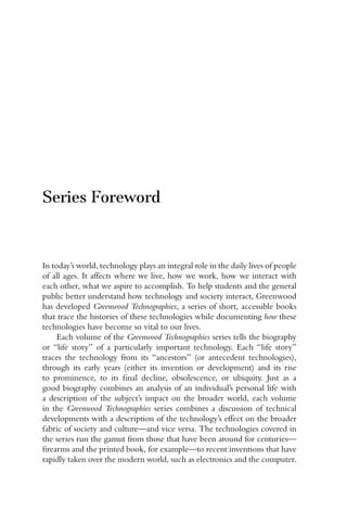 Short Foreword The Telephone The Life Story Of A Technology David Mercer | PDF