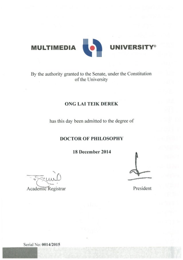 PhD MMU Cert and Transcript