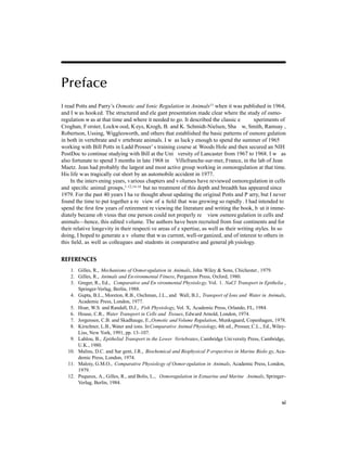 Osmotic and Ionic Regulation Cells and Animals 1st Edition David H ...