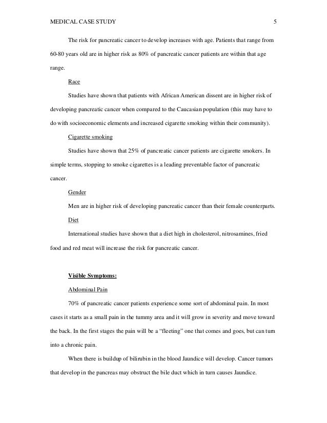 Medical case study abdominal pain