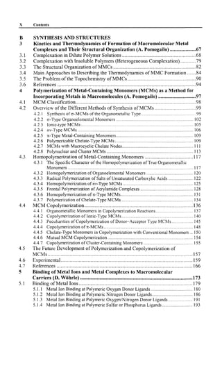 Metal Complexes And Metals In Macromolecules Synthesis Structure And ...
