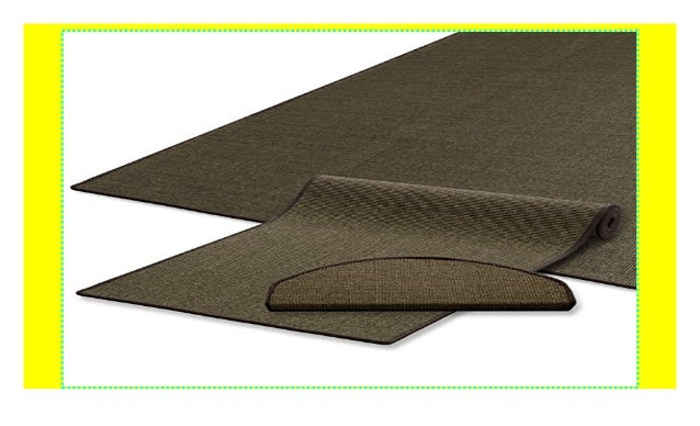 Casa Pura Sisal Teppich Laufer Uni Tabak Naturfaser Qualitatsp