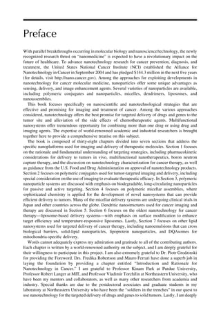 Nanotechnology In Cancer Therapeutics Mansoor M Amiji | PDF