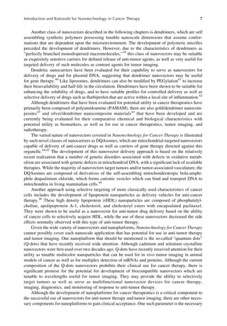 Nanotechnology In Cancer Therapeutics Mansoor M Amiji | PDF