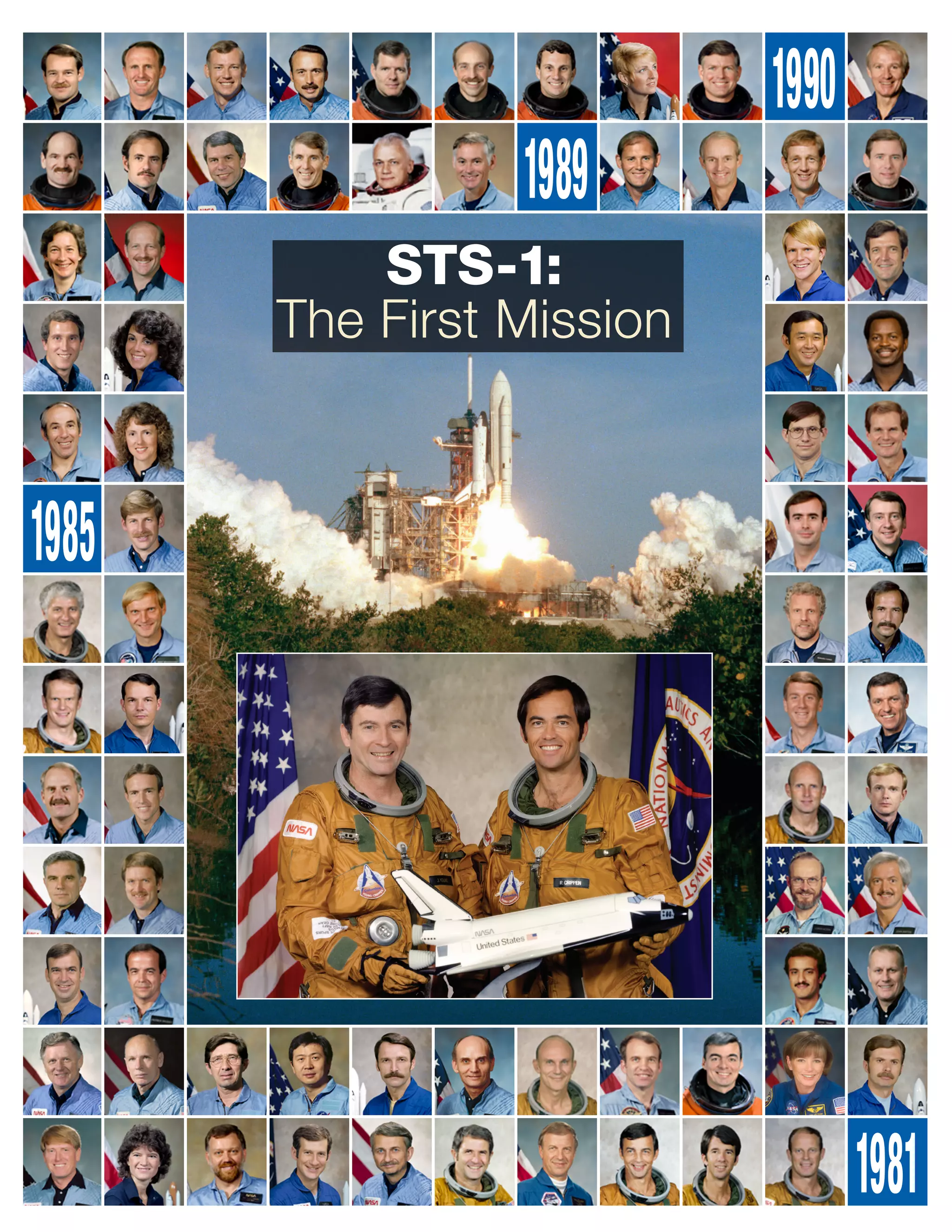 1990
                 1989
           STS-1:
       The First Mission



1985




                                  1981
 
