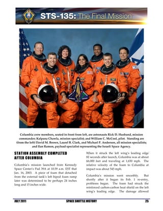 Press kit for the final space shuttle mission, STS-135 on Atlantis