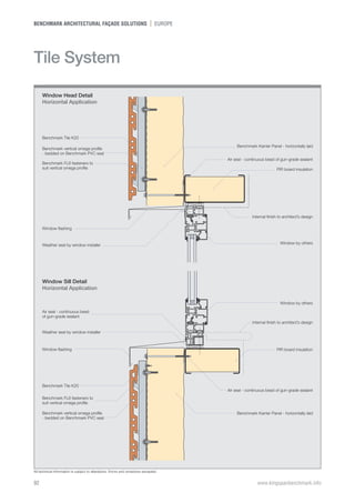 Benchmark Window Frame Benchmark Black Book - Brochure | PDF