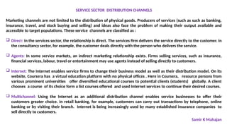 Service Channels Inserts Examples marketing and management channels notes .ppt