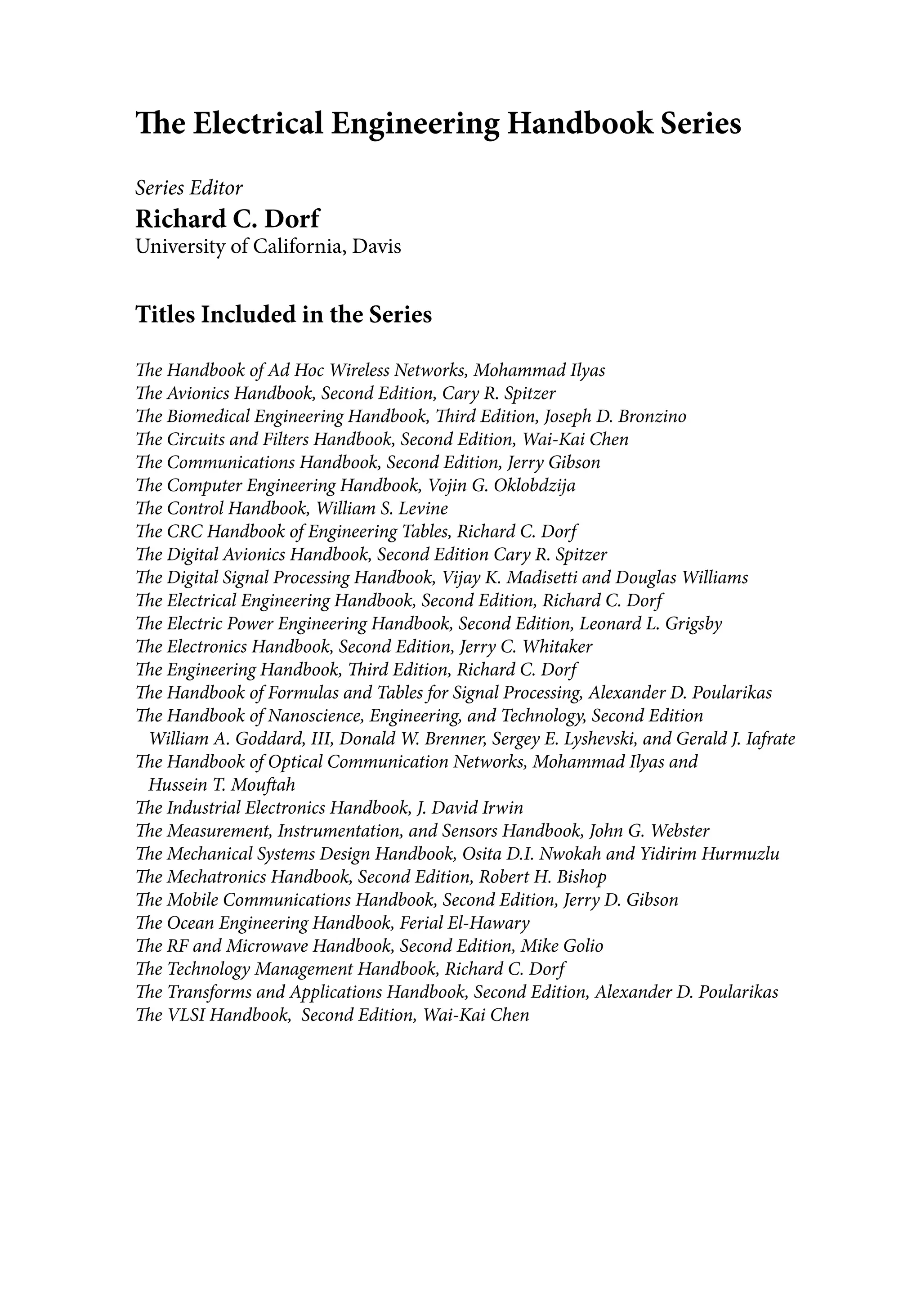 7218: “7218_c000” — 2007/11/16 — 10:28 — page ii — #2
 