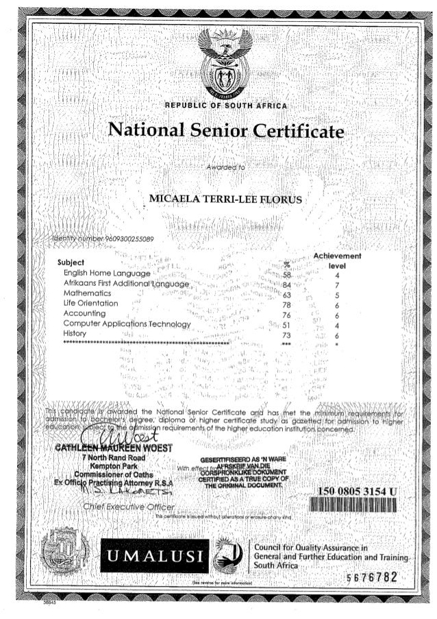 How To Get Nsc Certificate