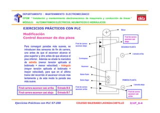 PLC: ejercicios s7-200