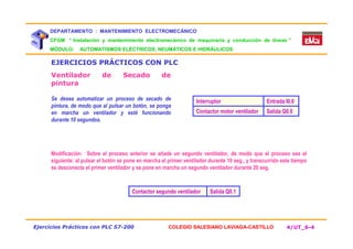 PLC: ejercicios s7-200