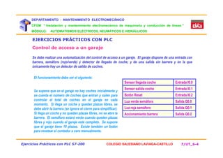 PLC: ejercicios s7-200