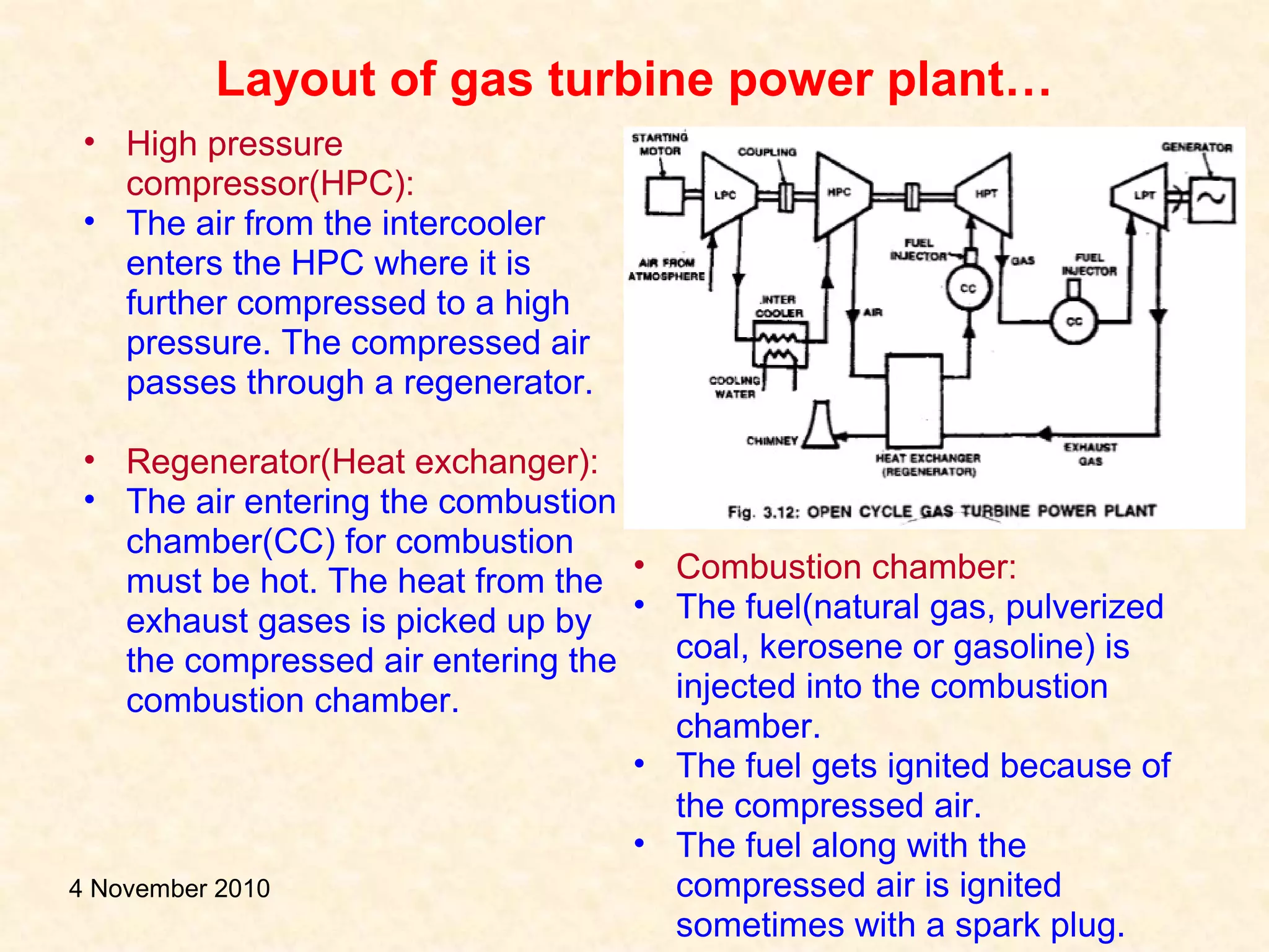 gas turbine power plant | PPT