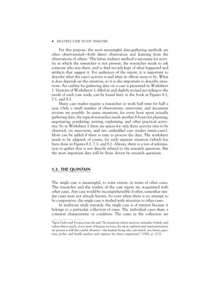 Multiple Case Study Analysis 1st Edition Robert E. Stake | PDF