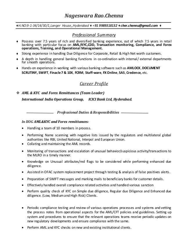 Resume Aml Kyc - Resumeaml Kyc 1 638 