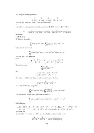 567 Nice And Hard Inequality