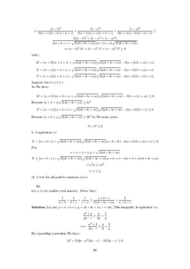 567 Nice And Hard Inequality 567 Nice And Hard Inequality