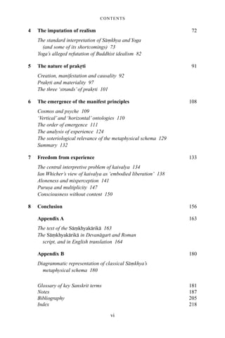 Classical Samkhya And Yoga An Indian Metaphysics Of Experience Burley | PDF