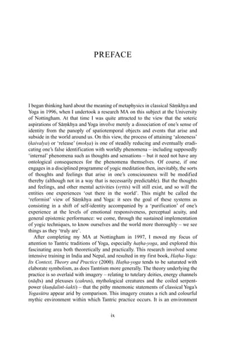 Classical Samkhya And Yoga An Indian Metaphysics Of Experience Burley | PDF