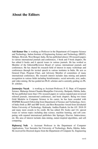 Computational Intelligence in Pattern Recognition Asit Kumar Das | PDF