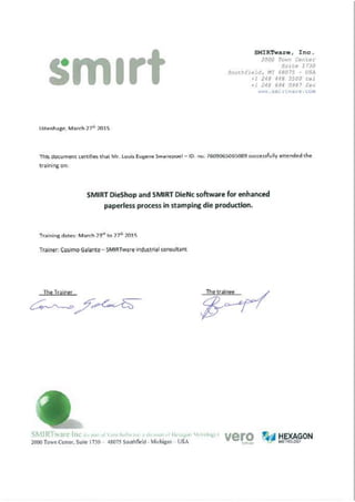 Louis_Smirt Certificate
