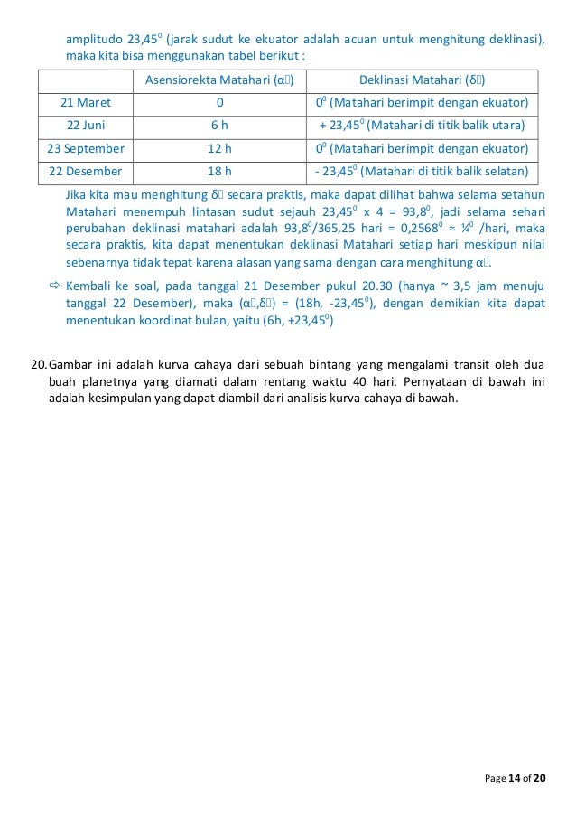 56852975 pembahasan-soal-olimpiade-astronomi-tingkat-provinsi-2010