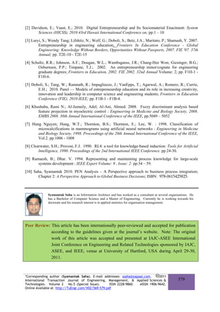PEA Analysis: A Perspective Approach to Entrepreneurship Analysis in ...
