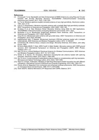 Design of Miniaturized Multiband Patch Antenna Using CSRR for WLAN ...