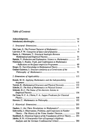 The Space Of Mathematics Philosophical Epistemological And Historical ...