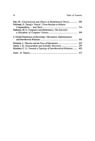 The Space Of Mathematics Philosophical Epistemological And Historical ...