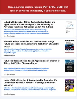 Industrial Internet of Things Technologies and Research Directions 1st ...