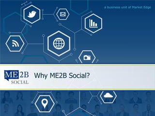 Why ME2B Social?
Introduction to the Integrated Marketing Agency
 