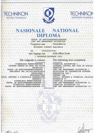 Diploma CMA