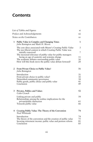 Public Value Theory and Practice 1st Edition John Benington | PDF